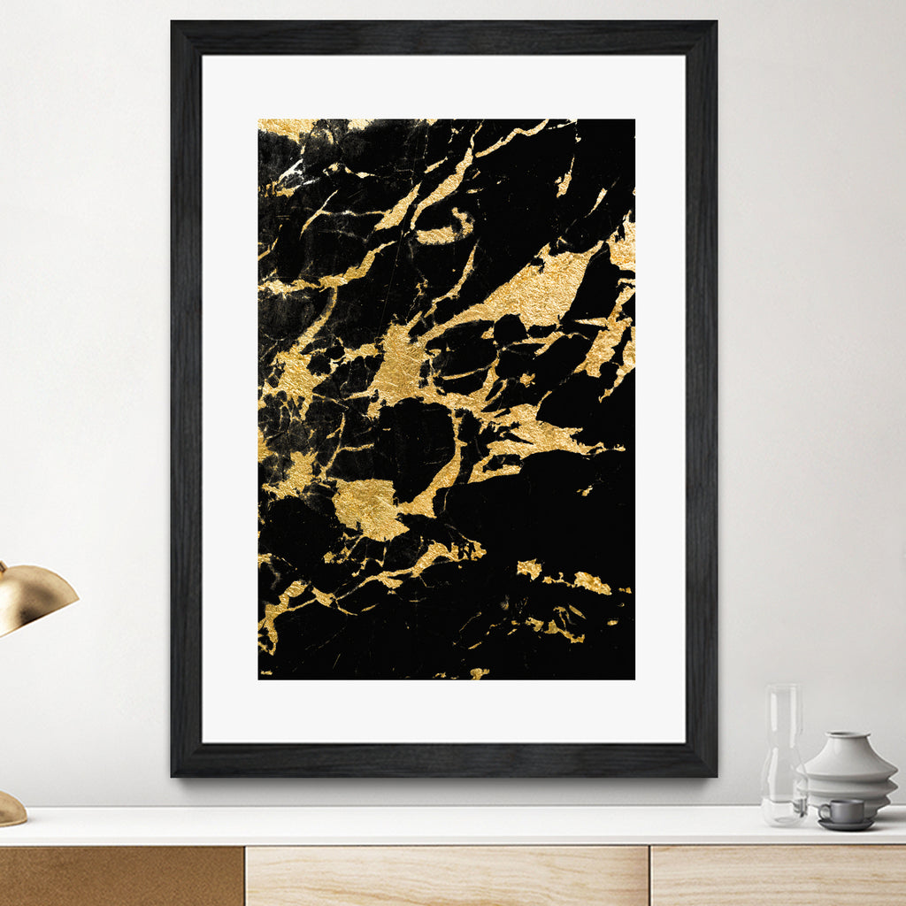 Black Marble Gold Glam #2 #decor #art by Anita & Bella Jantz on GIANT ART - black photo illustration