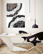 Yin Yang Agate Glitter Glam #1 #gem #decor #art by Anita & Bella Jantz on GIANT ART - white photo illustration