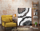 Yin Yang Agate Glitter Glam #1 #gem #decor #art by Anita & Bella Jantz on GIANT ART - white photo illustration