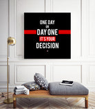 Decision by Mariana Angelova on GIANT ART - black typography