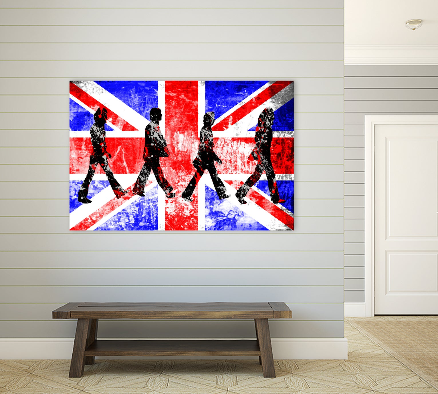 Beatles | Abbey Road | Pop Art by William Cuccio on GIANT ART - red digital painting