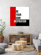 Your Inspiration by Mariana Angelova on GIANT ART - red typography