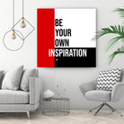 Your Inspiration by Mariana Angelova on GIANT ART - red typography