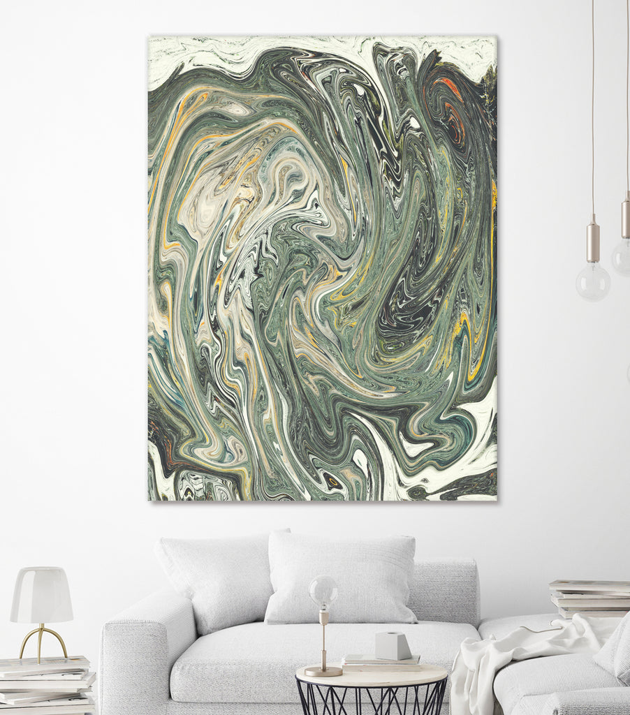 Abstract Marble Painting III by Amir Faysal on GIANT ART - gray digital painting