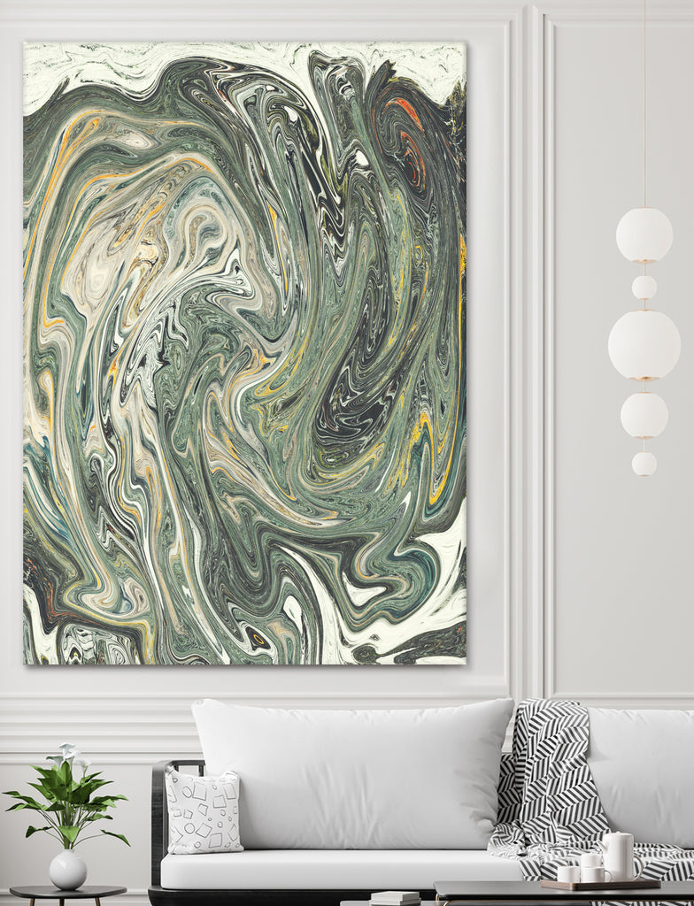 Abstract Marble Painting III by Amir Faysal on GIANT ART - gray digital painting