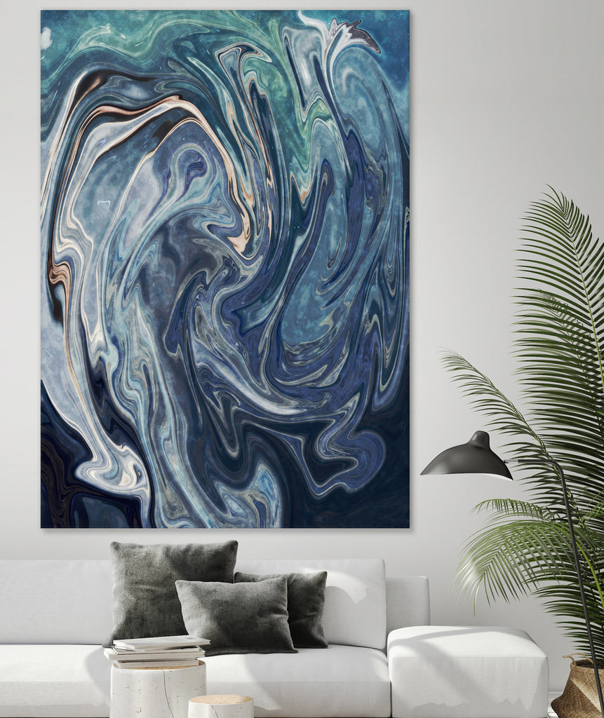 Abstract Marble Painting by Amir Faysal on GIANT ART - gray digital painting