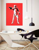 Stormtrooper | Pop Art by William Cuccio on GIANT ART - red digital painting