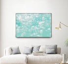 Underwater Caribbean Bubbles Dream 1 by AnitasBellasArt on GIANT ART - blue coastal