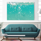 Underwater Caribbean Bubbles Dream 2 by ©AnitasBellasArt on GIANT ART - blue coastal sea,ocean,turquoise,water