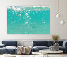 Underwater Caribbean Bubbles Dream 2 by ©AnitasBellasArt on GIANT ART - blue coastal sea,ocean,turquoise,water