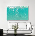 Underwater Caribbean Bubbles Dream 2 by ©AnitasBellasArt on GIANT ART - blue coastal sea,ocean,turquoise,water