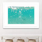 Underwater Caribbean Bubbles Dream 2 by ©AnitasBellasArt on GIANT ART - blue coastal sea,ocean,turquoise,water