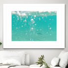 Underwater Caribbean Bubbles Dream 2 by ©AnitasBellasArt on GIANT ART - blue coastal sea,ocean,turquoise,water