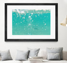 Underwater Caribbean Bubbles Dream 2 by ©AnitasBellasArt on GIANT ART - blue coastal sea,ocean,turquoise,water