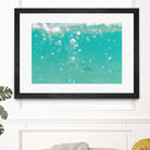 Underwater Caribbean Bubbles Dream 2 by ©AnitasBellasArt on GIANT ART - blue coastal sea,ocean,turquoise,water