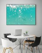 Underwater Caribbean Bubbles Dream 2 by ©AnitasBellasArt on GIANT ART - blue coastal sea,ocean,turquoise,water