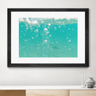 Underwater Caribbean Bubbles Dream 2 by ©AnitasBellasArt on GIANT ART - blue coastal sea,ocean,turquoise,water