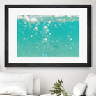 Underwater Caribbean Bubbles Dream 2 by ©AnitasBellasArt on GIANT ART - blue coastal sea,ocean,turquoise,water