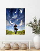 Waiting for you by MCAshe 24 on GIANT ART - blue character design