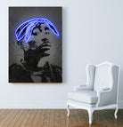 2Pac by Octavian Mihai Mielu on GIANT ART - gray photo manipulation