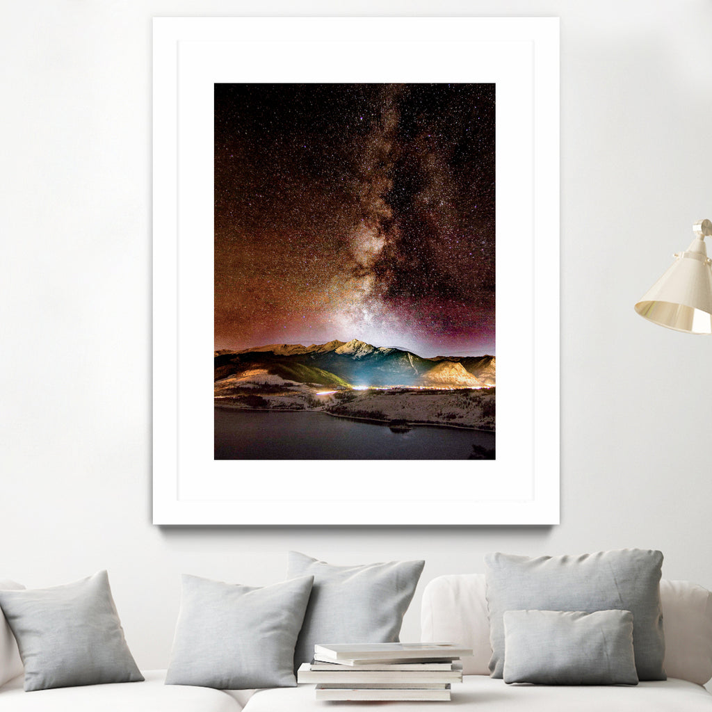 Amazing Shot of the Milky Way Galaxy by RJ Byrd on GIANT ART - fuchsia photo illustration