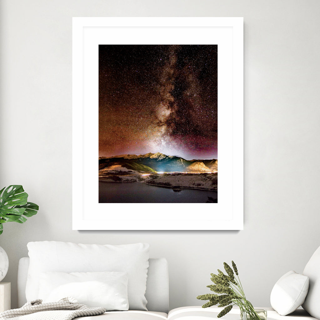 Amazing Shot of the Milky Way Galaxy by RJ Byrd on GIANT ART - fuchsia photo illustration