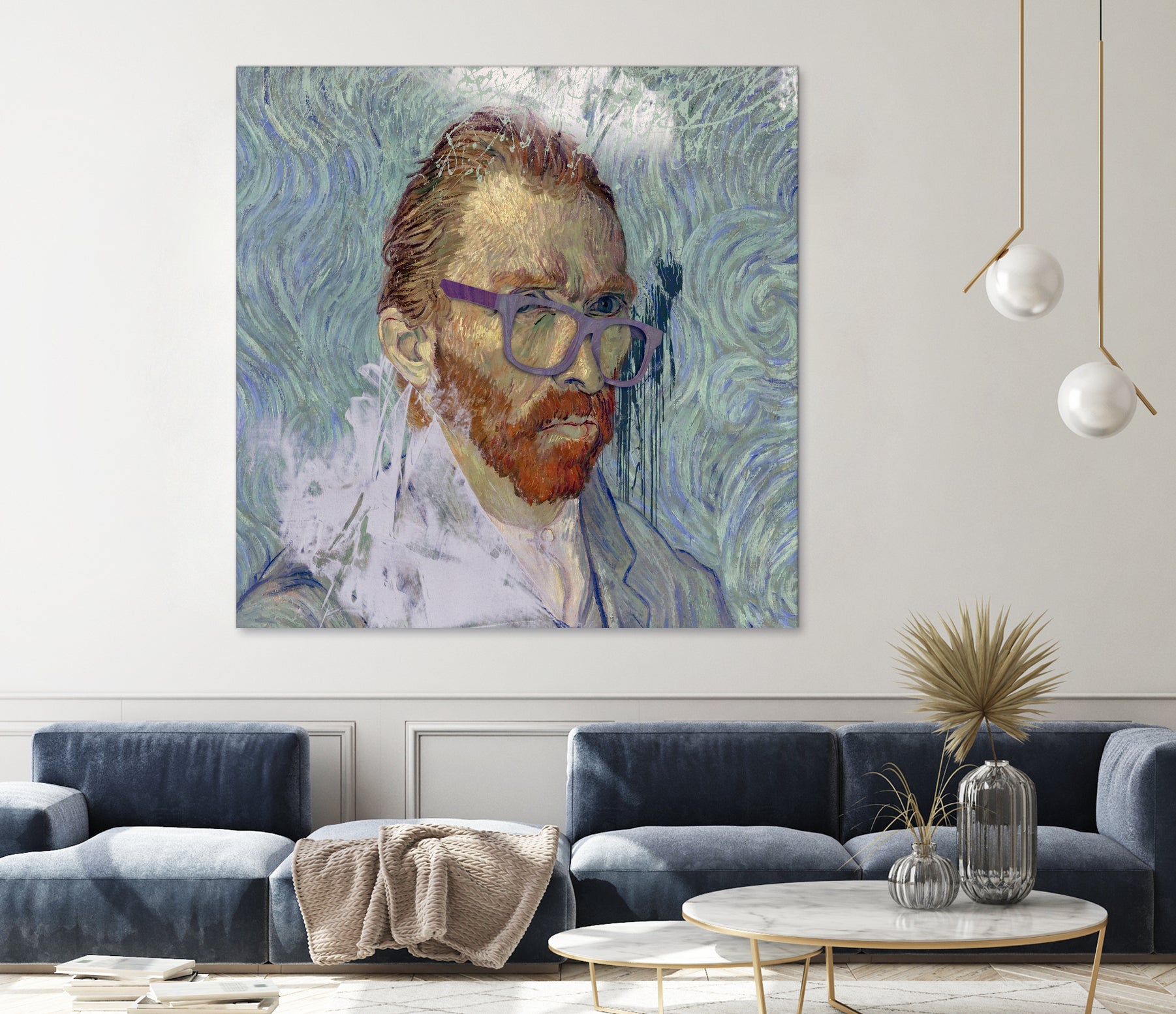 Vincent by José Luis Guerrero on GIANT ART - blue photo manipulation