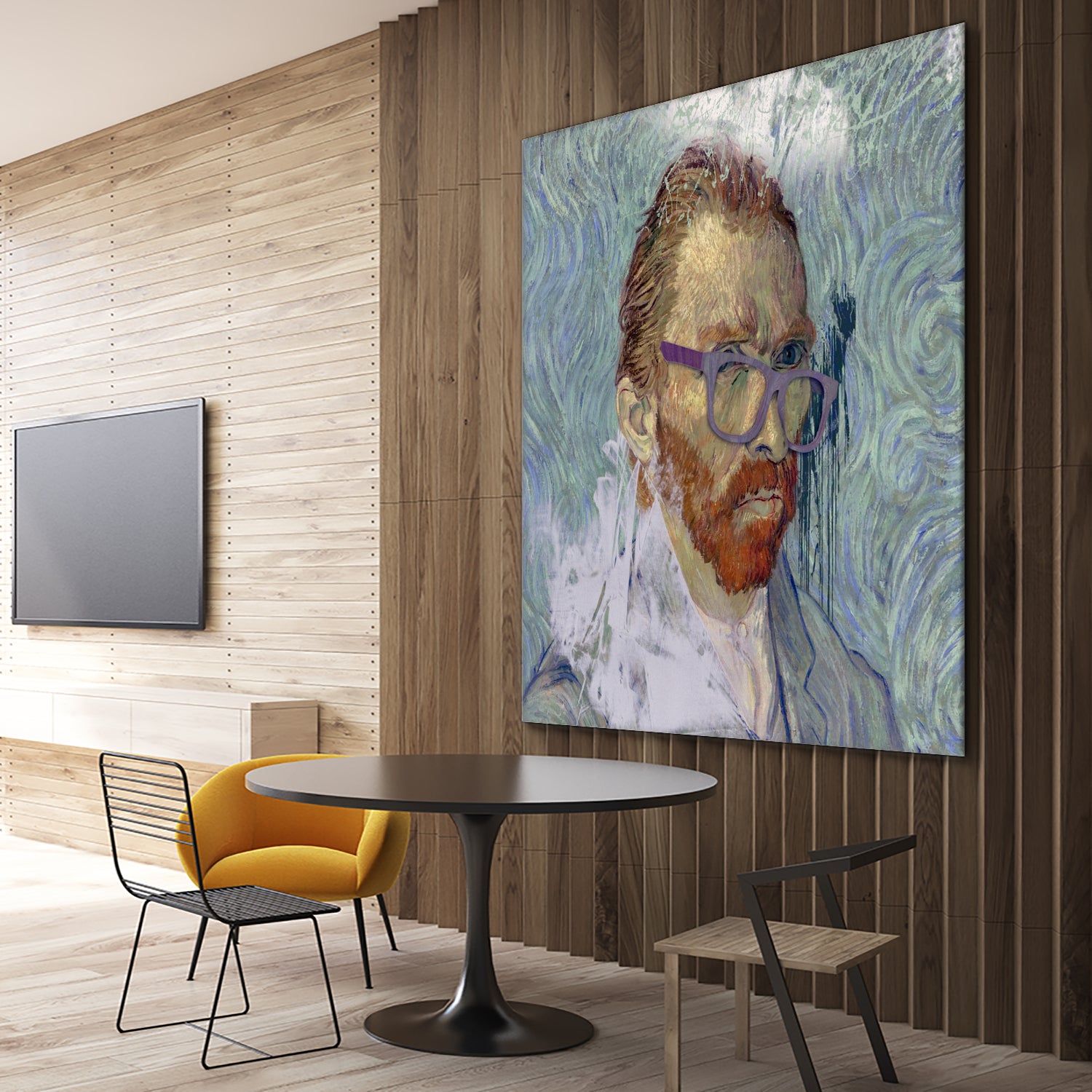 Vincent by José Luis Guerrero on GIANT ART - blue photo manipulation