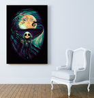 The Scream Before Christmas by Francis Mi Oza on GIANT ART - black digital painting