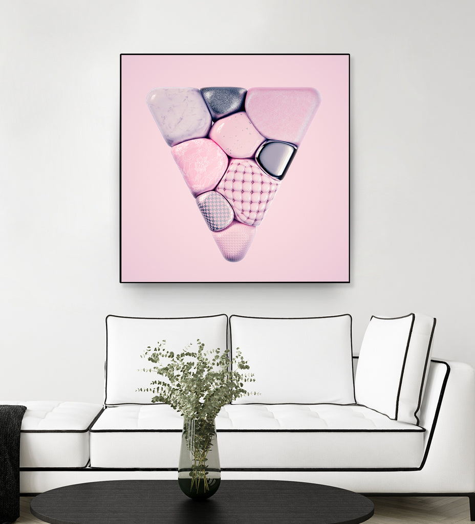 N°344 by Roman Bratschi on GIANT ART - pink 3d art