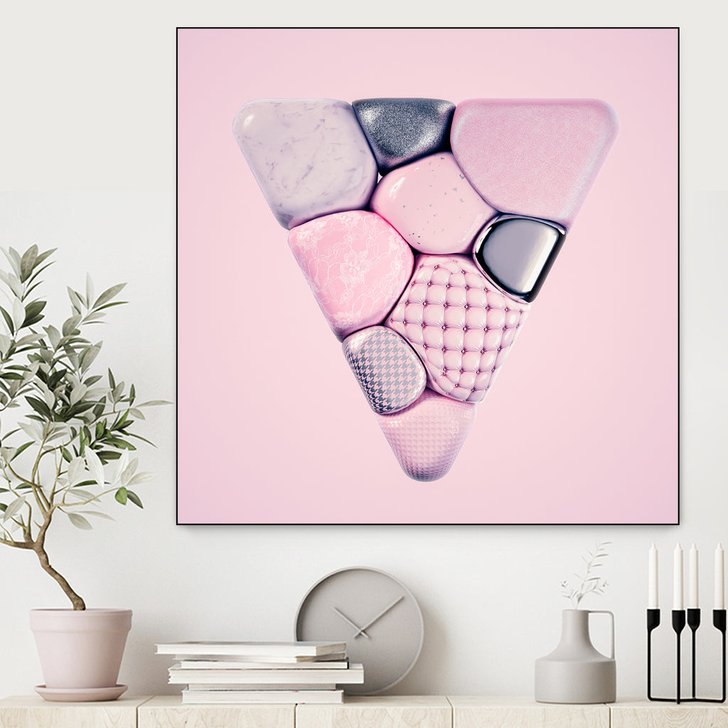 N°344 by Roman Bratschi on GIANT ART - pink 3d art