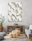 White Agate Gold Geometric Glam #1 #geo #gem #decor #art by Anita & Bella Jantz on GIANT ART - gray vector illustration