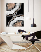 Yin Yang Agate Glitter Glam #8 #gem #decor #art by Anita & Bella Jantz on GIANT ART - black photo illustration