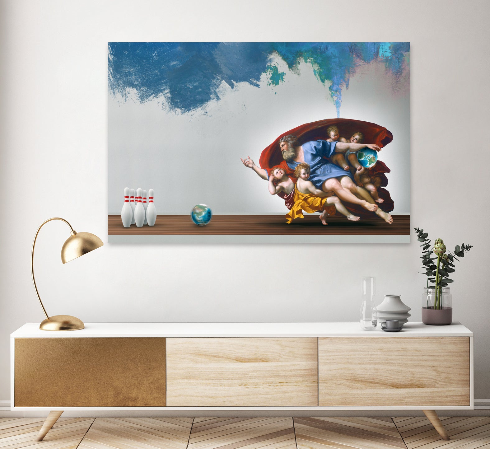 2020 by José Luis Guerrero on GIANT ART - blue photo manipulation