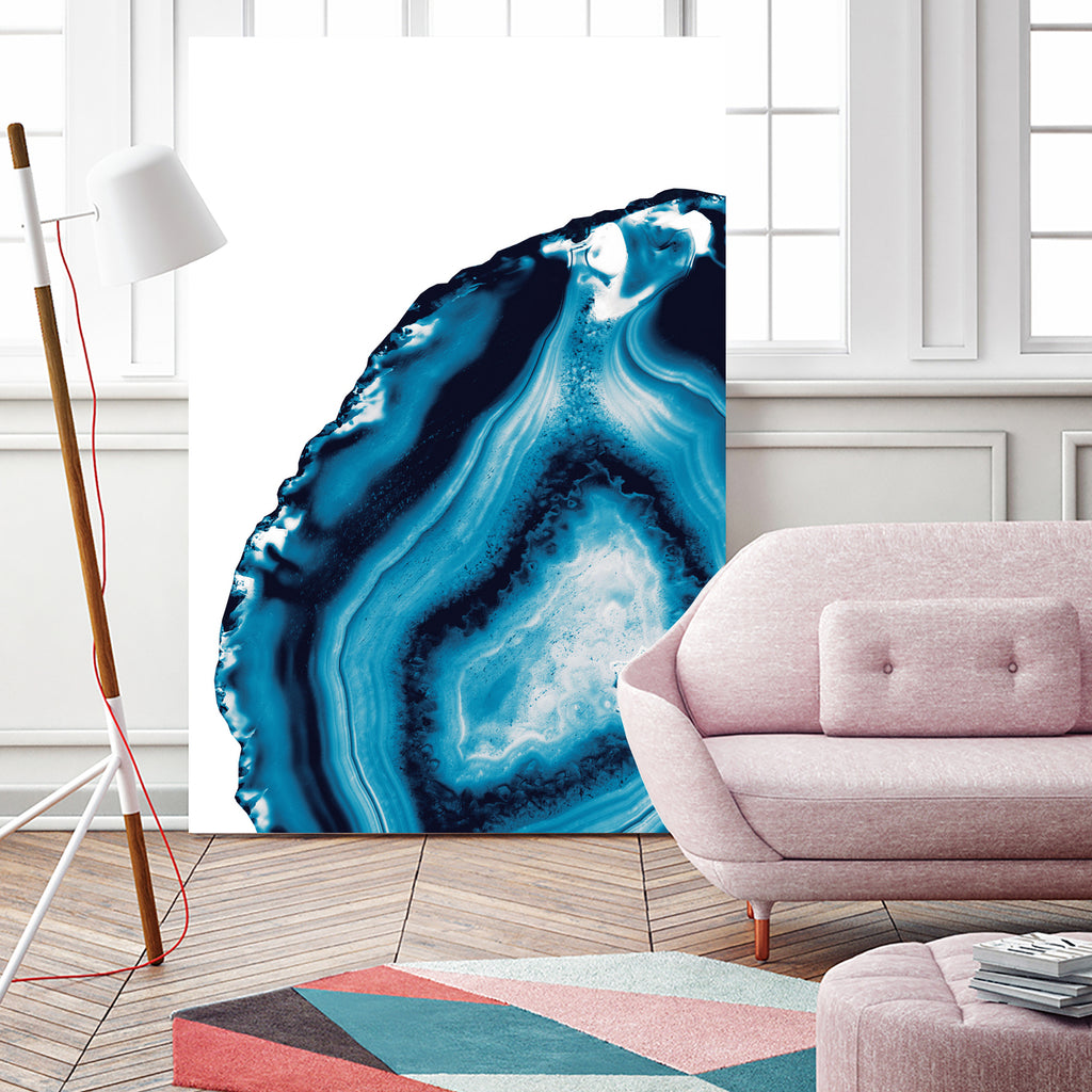 Blue Agate #3 (Part 2) #gem #decor #art by Anita & Bella Jantz on GIANT ART - blue photo illustration