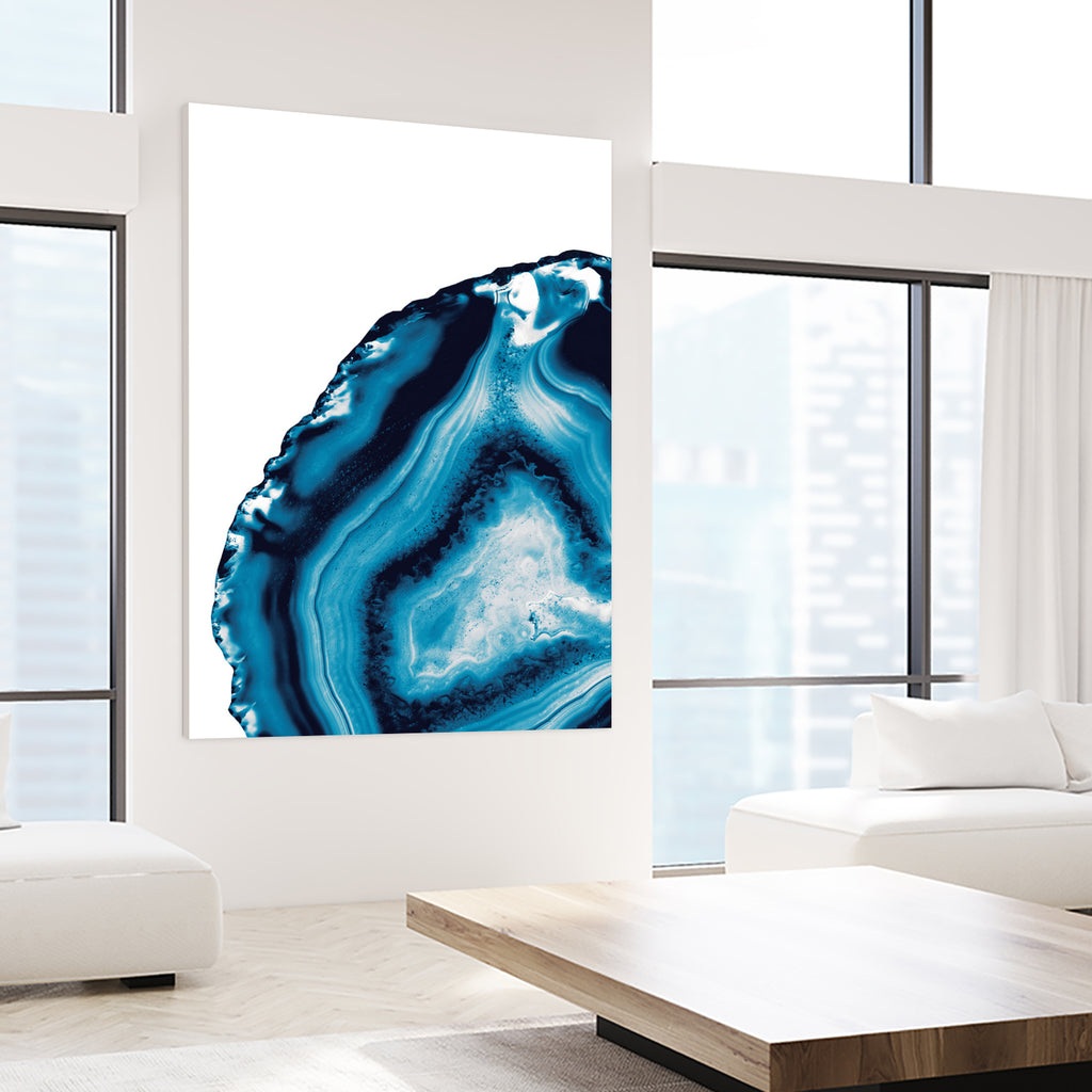 Blue Agate #3 (Part 2) #gem #decor #art by Anita & Bella Jantz on GIANT ART - blue photo illustration