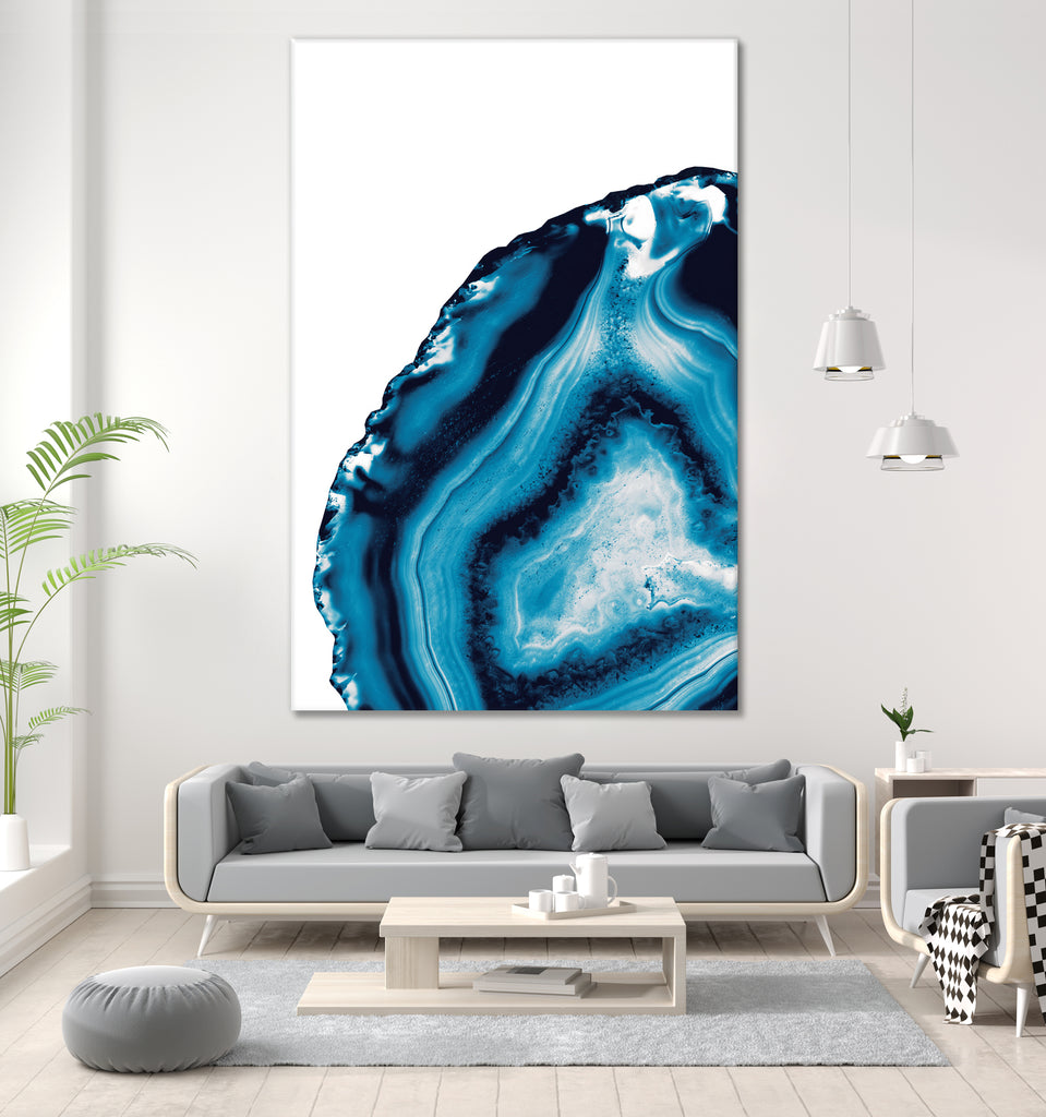 Blue Agate #3 (Part 2) #gem #decor #art by Anita & Bella Jantz on GIANT ART - blue photo illustration