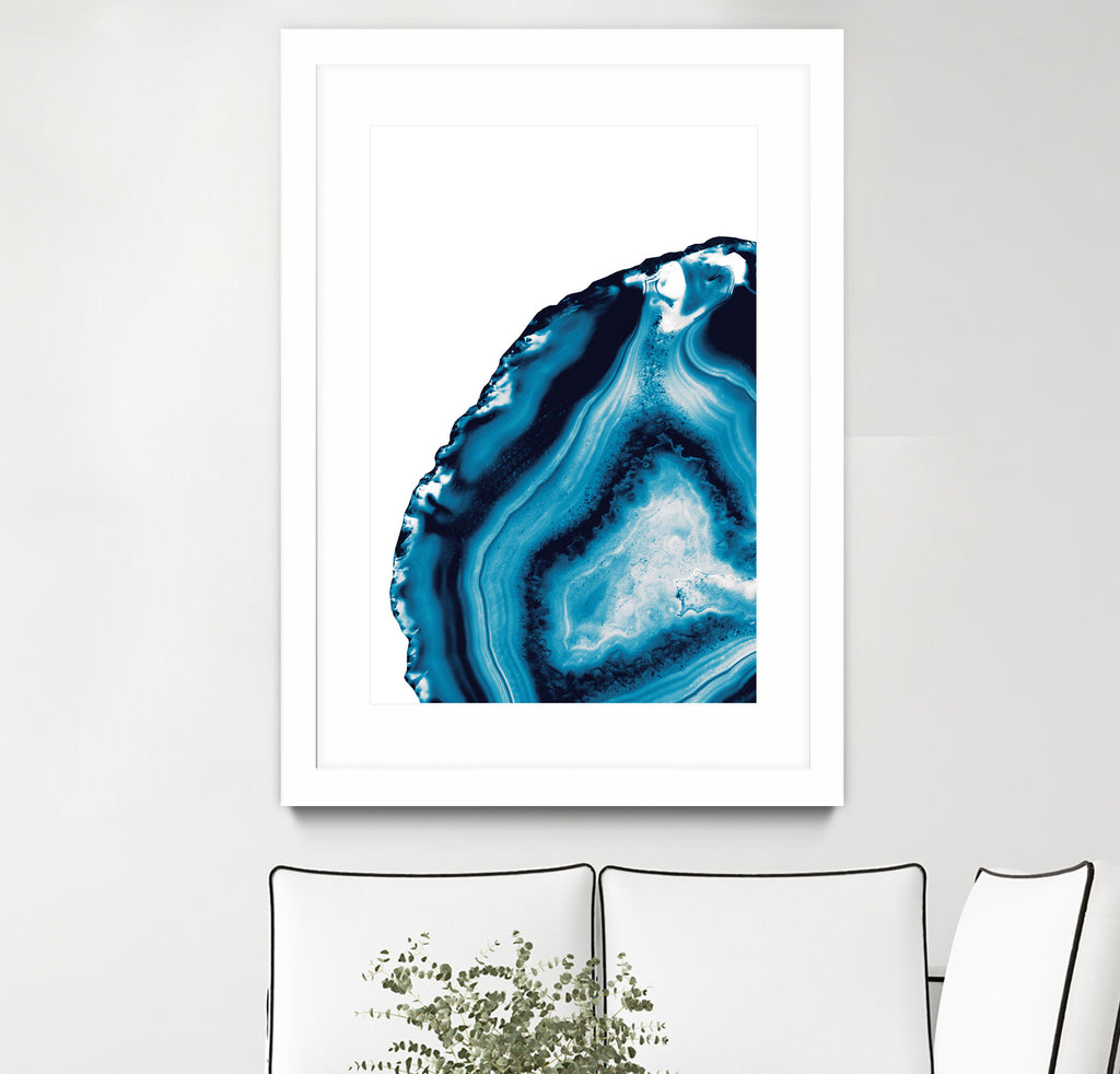 Blue Agate #3 (Part 2) #gem #decor #art by Anita & Bella Jantz on GIANT ART - blue photo illustration