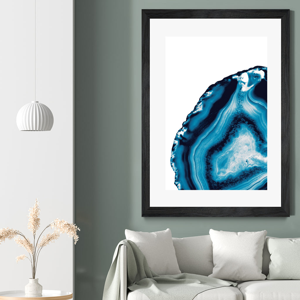 Blue Agate #3 (Part 2) #gem #decor #art by Anita & Bella Jantz on GIANT ART - blue photo illustration