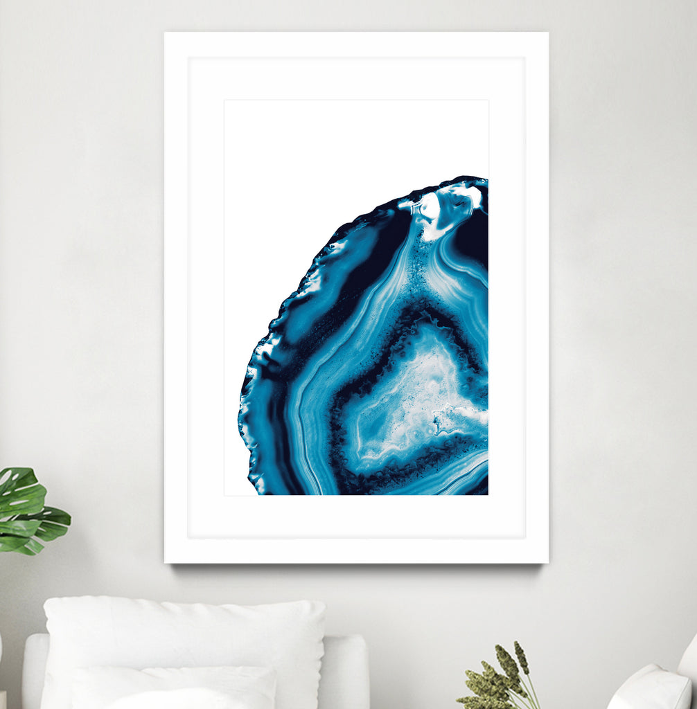 Blue Agate #3 (Part 2) #gem #decor #art by Anita & Bella Jantz on GIANT ART - blue photo illustration