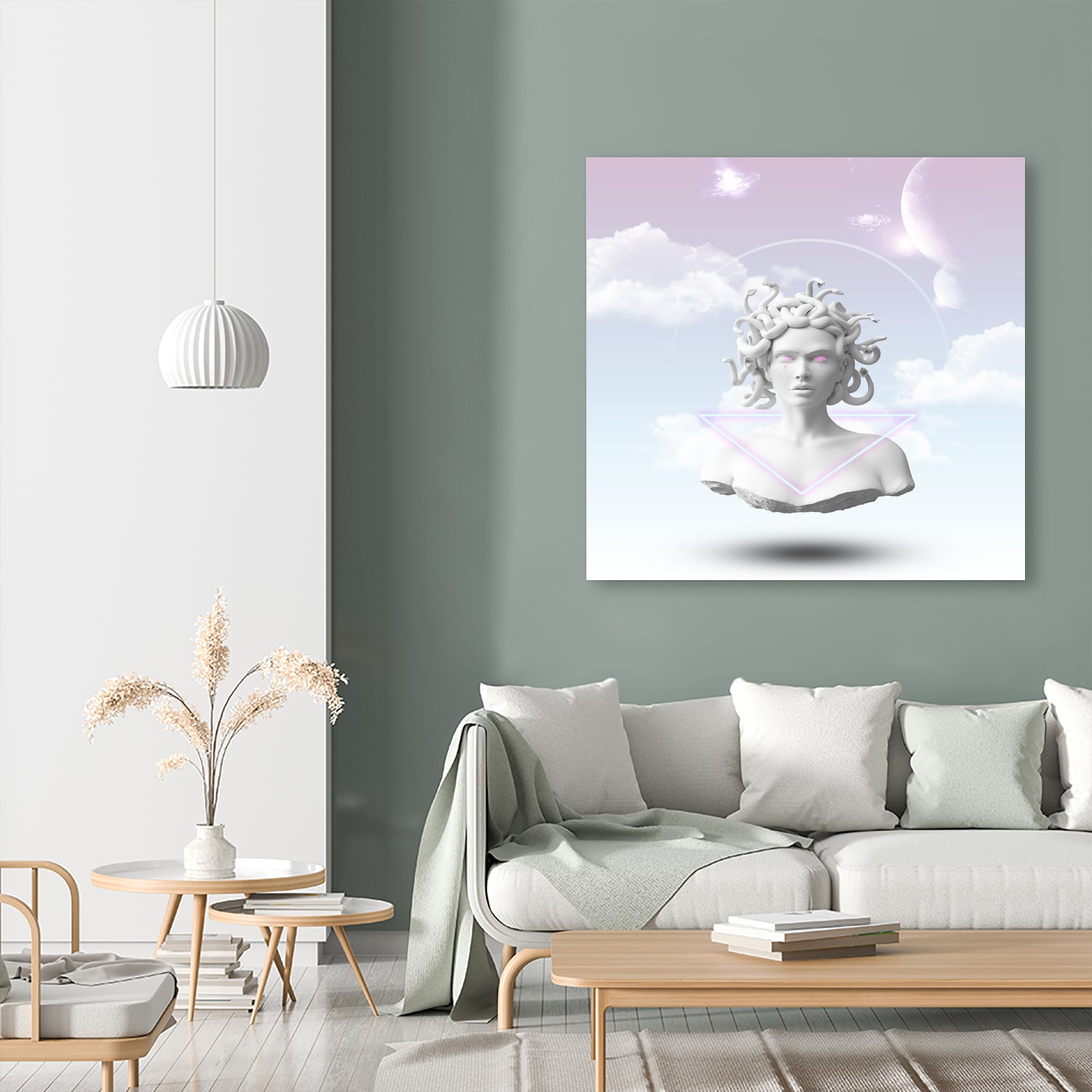 medusa by Caterina Lo Cicero on GIANT ART - white digital painting