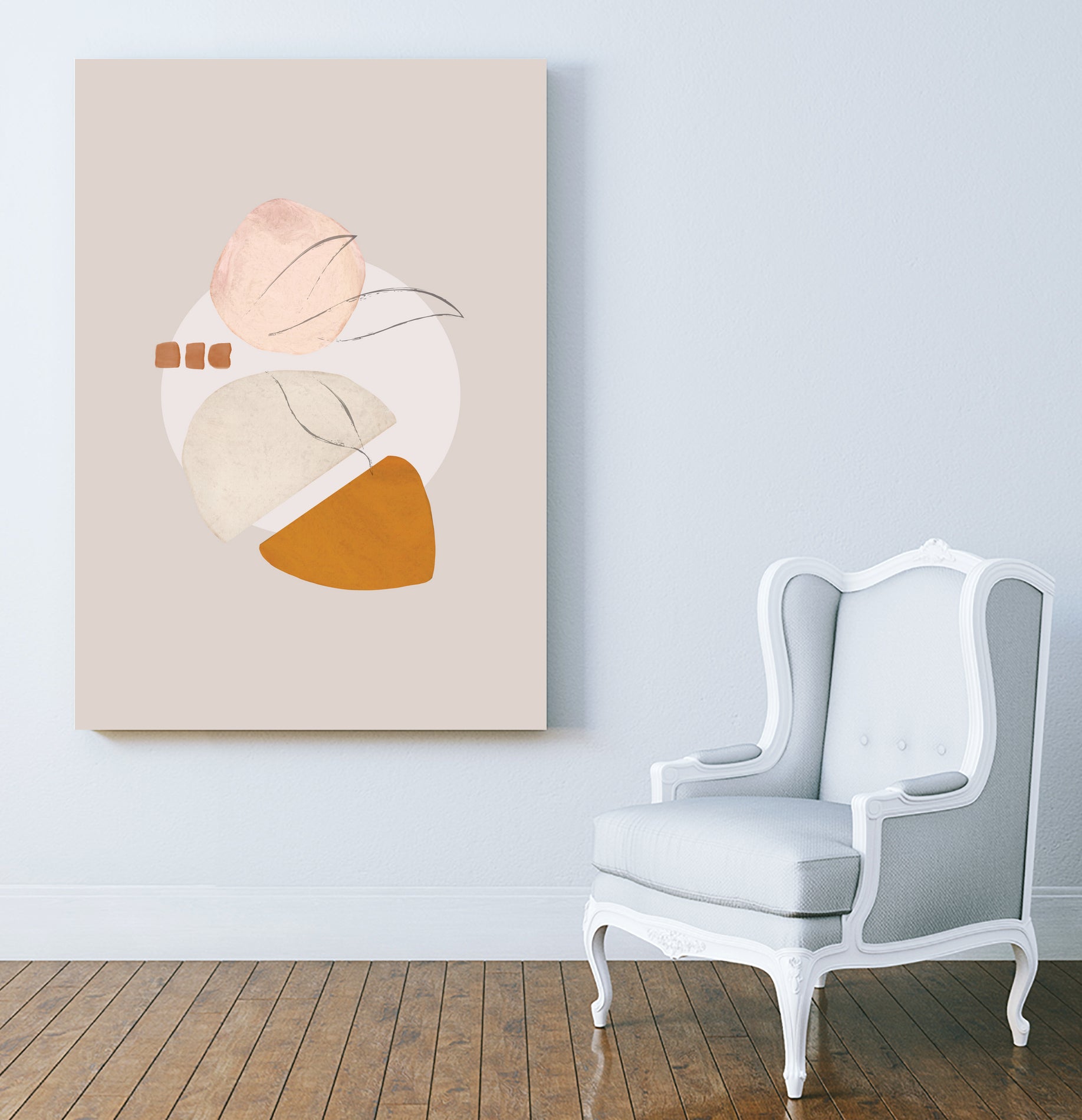 Abstract Study 010 by Studio North on GIANT ART - brown digital painting