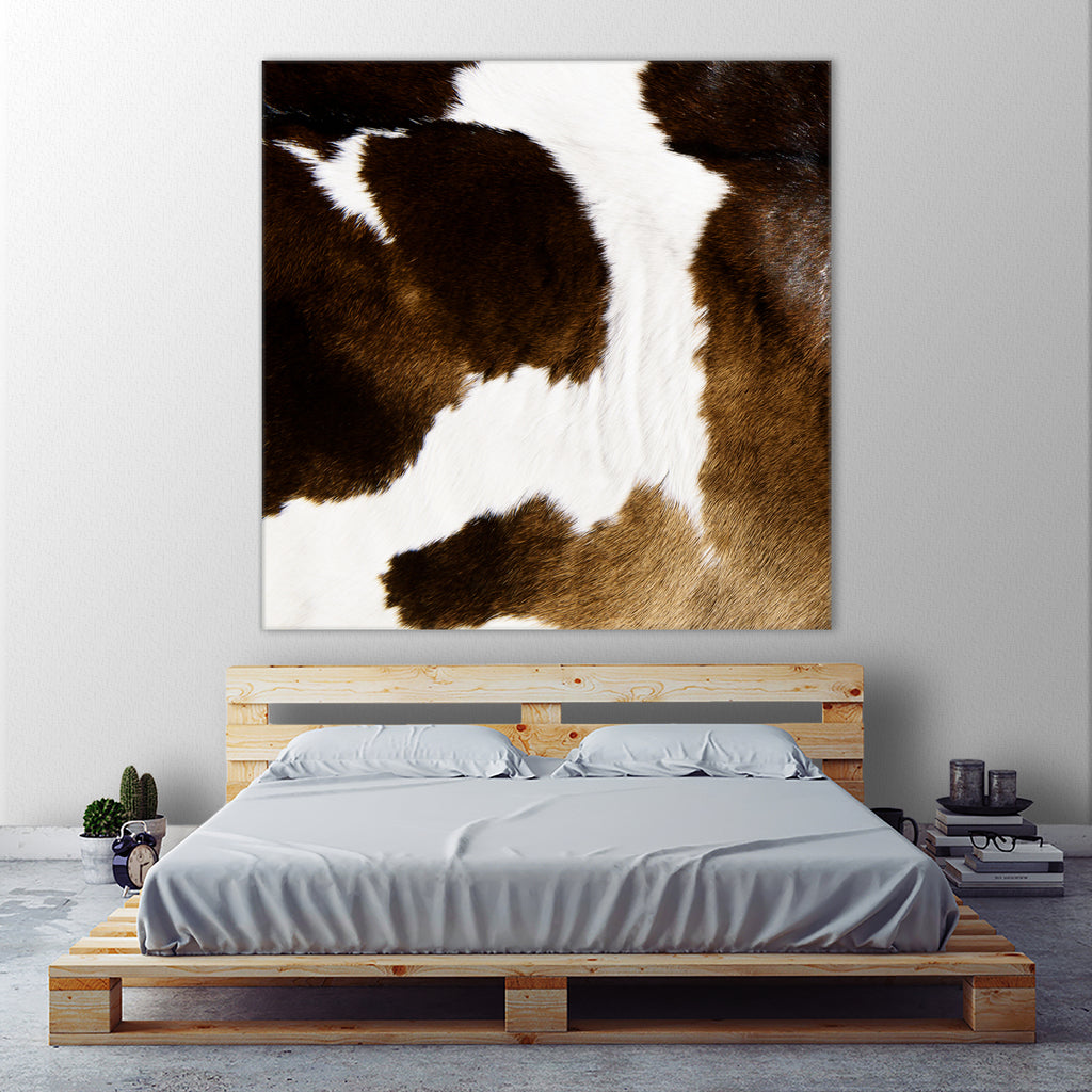 Beautiful Highland Cow Cowhide by Neli Dimitrova on GIANT ART - brown photo manipulation