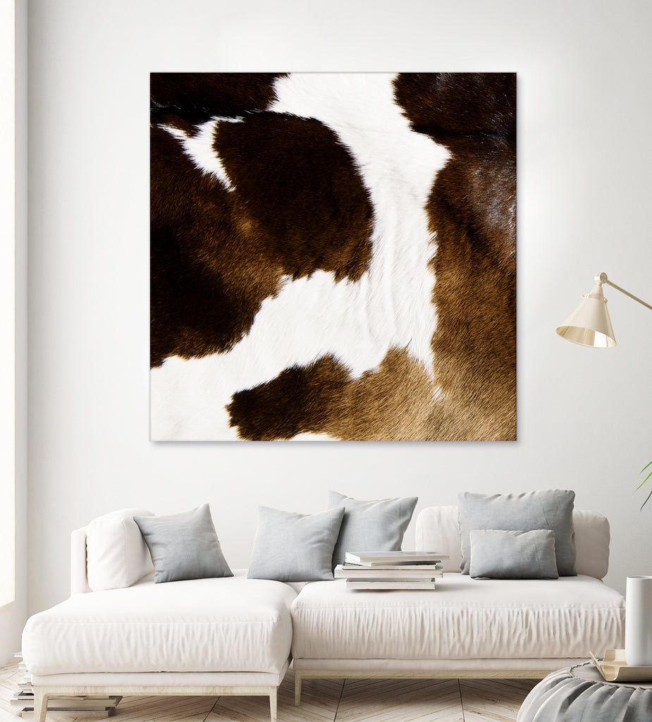 Beautiful Highland Cow Cowhide by Neli Dimitrova on GIANT ART - brown photo manipulation