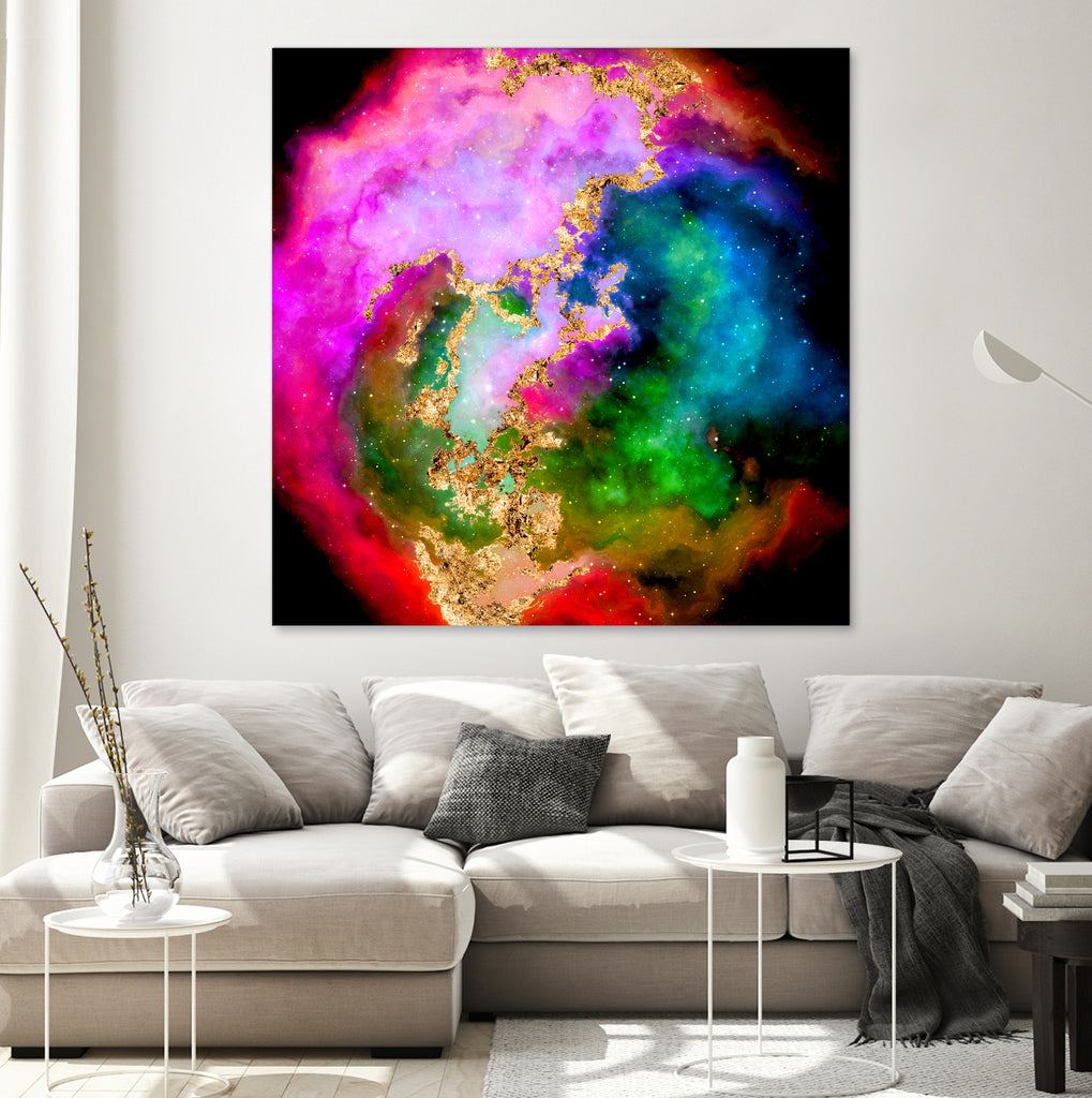 100 Nebulas in Space 006 by Raul Andre Petrasanta on GIANT ART - pink digital painting