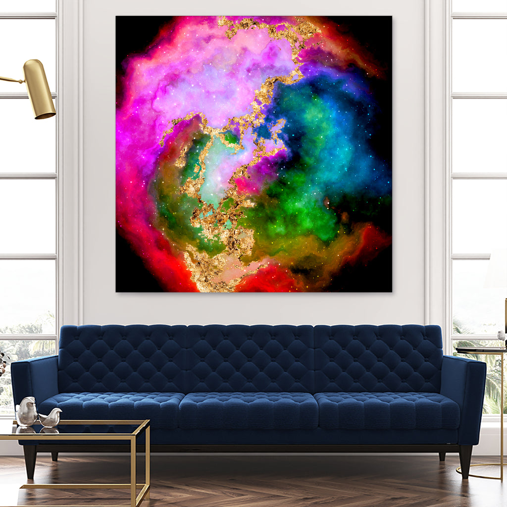 100 Nebulas in Space 006 by Raul Andre Petrasanta on GIANT ART - pink digital painting