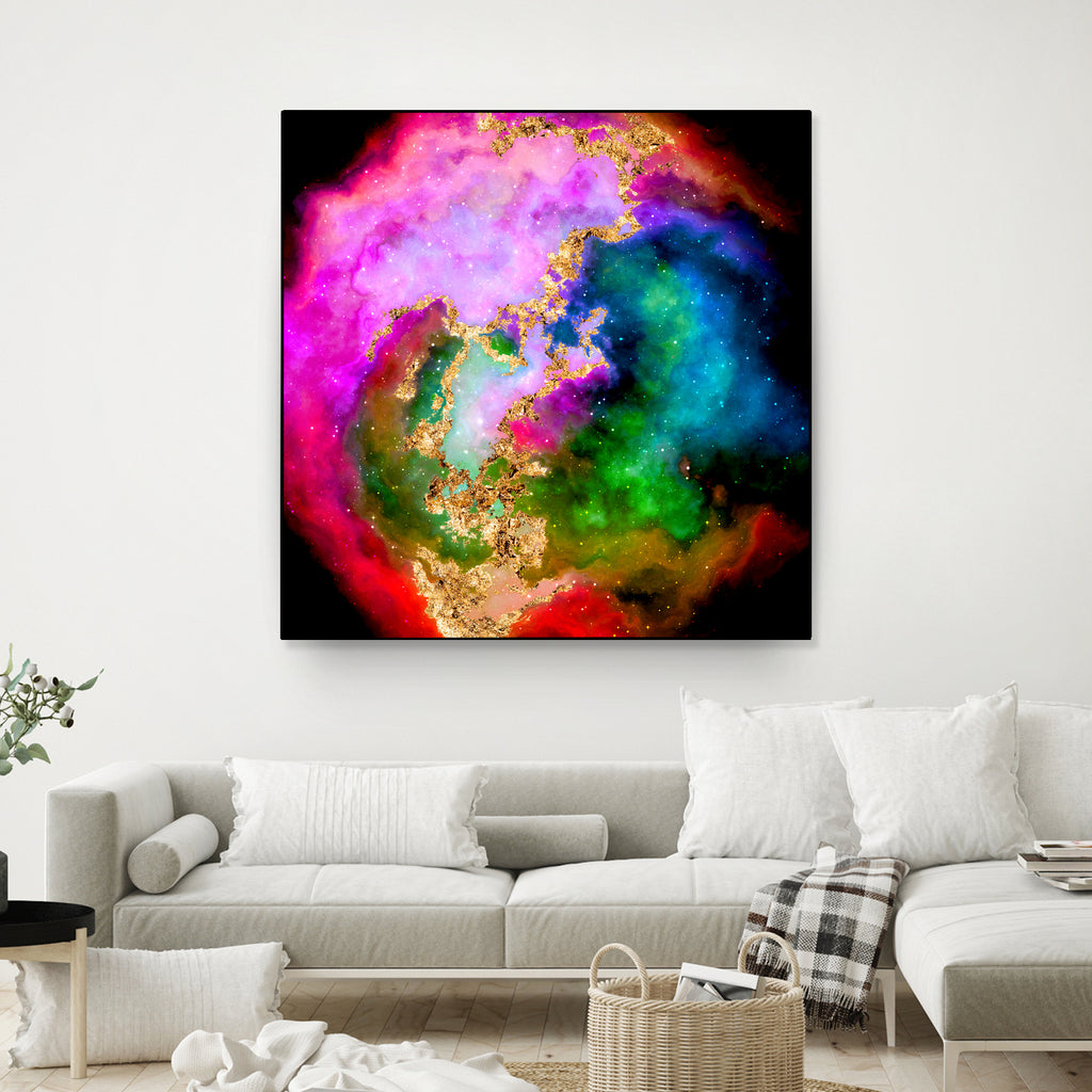 100 Nebulas in Space 006 by Raul Andre Petrasanta on GIANT ART - pink digital painting