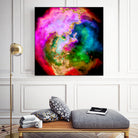 100 Nebulas in Space 006 by Raul Andre Petrasanta on GIANT ART - pink digital painting