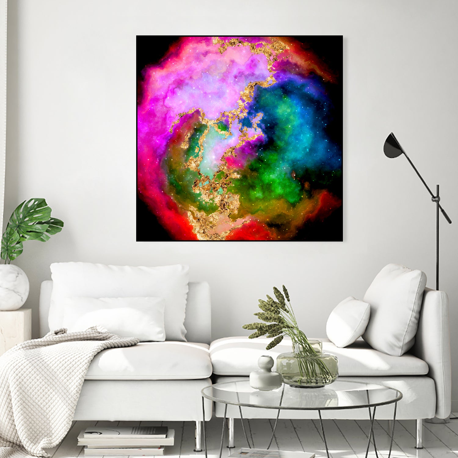 100 Nebulas in Space 006 by Raul Andre Petrasanta on GIANT ART - pink digital painting