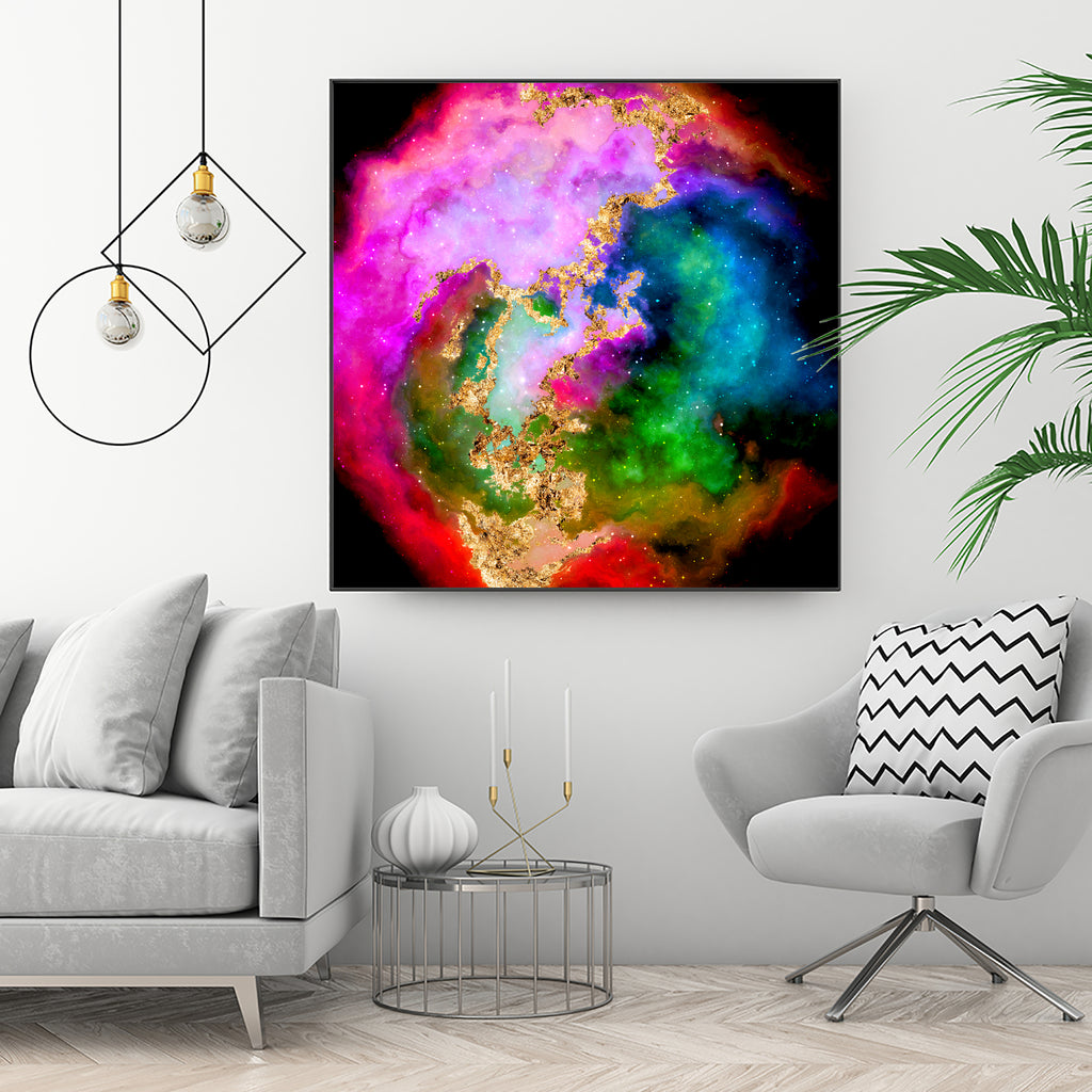 100 Nebulas in Space 006 by Raul Andre Petrasanta on GIANT ART - pink digital painting